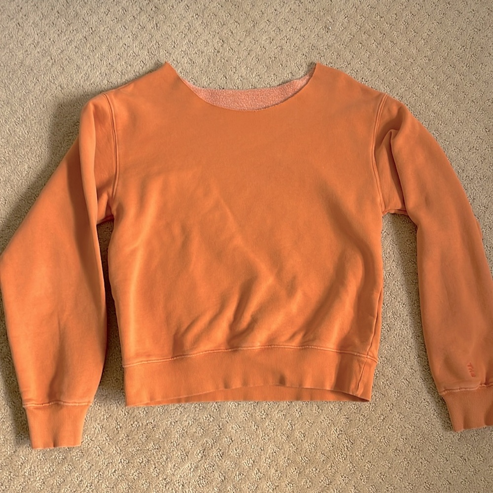 Aritzia TNA crewneck sweatshirt with cut neck
